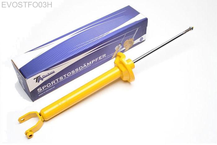 EVOSTFO03H, Sport schokdemper Achteras, Ford Puma (ECT), Sport shock absorber rear axleFord Fiesta JAS, JBS KA and Puma year 96-09/98, Mazda 121with fork assembly, Vork bevestiging, Verlaging tot -40mm mogelijk, Prijs is per stuk ! , aantal ingeven bij bestellen